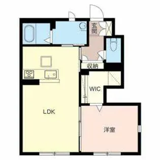 ガーデンプレイス【0105号室】の間取り