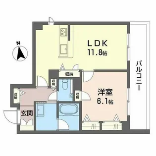 スカイ ウィング【0305号室】の間取り