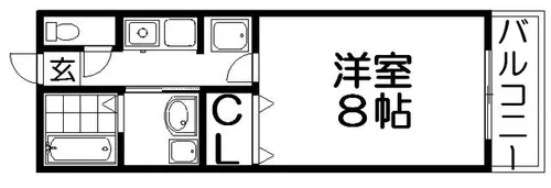 K’Sハウス【2階】の間取り