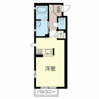 ジュリアード松江【0202号室】の間取り