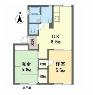 アーバンハウスC【0101号室】の間取り