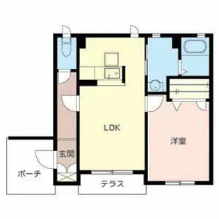 アコーレ神前【0103号室】の間取り