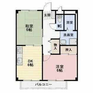 SurplusリーベⅠ【2階】の間取り