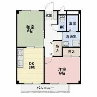 SurplusリーベⅠ【2階】の間取り