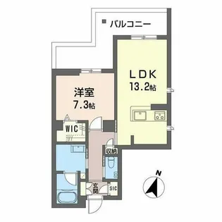 ベル エ ロンプラージュ【0206号室】の間取り