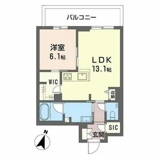ベル エ ロンプラージュ【0205号室】の間取り