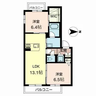 シャーメゾン クレール【0305号室】の間取り