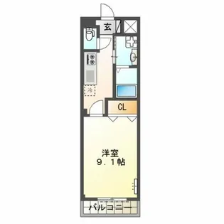 コンフォート【1階】の間取り