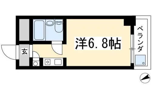 ドール堀田Ⅱ【403号室】の間取り
