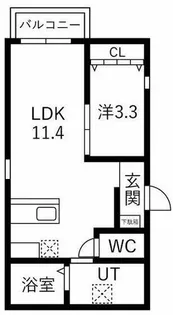 ノア豊【1階】の間取り