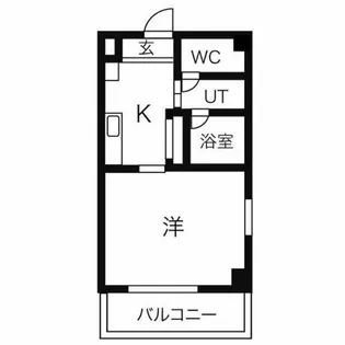 グランデ瓦町【5階】の間取り
