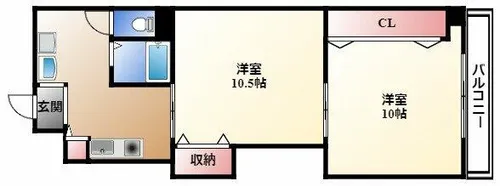 プレステージ名古屋【3階】の間取り