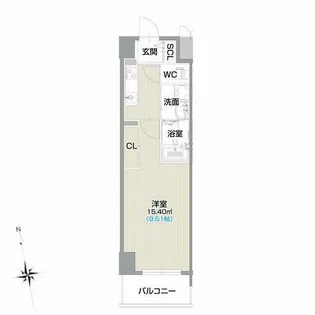 フォルティス今池【2階】の間取り