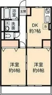 メゾン・エスポワール【2階】の間取り