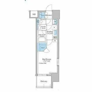 ブランシエスタ泉【12階】の間取り