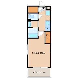 Luxe塚口【2階】の間取り