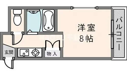 ハロー長田【303号室】の間取り