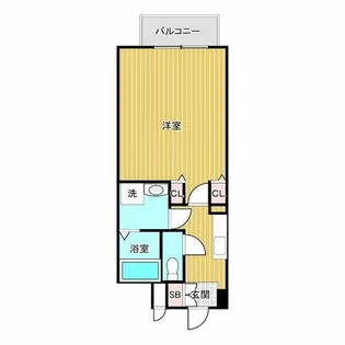 アリビオ都島【7階】の間取り