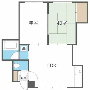 ルミエール曙【203号室】の間取り