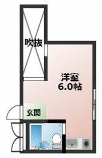 ラムール西明石【902号室】の間取り