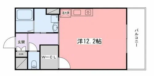 インタービレッジ下手野【3階】の間取り
