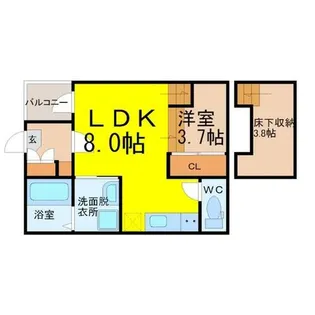 Next StageⅡ【1階】の間取り