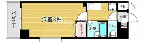 リファレンス呉服町【13階】の間取り