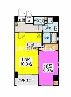 エルシエロ【3階】の間取り