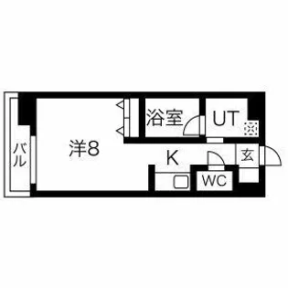 エムティースクエア吉塚駅前【2階】の間取り