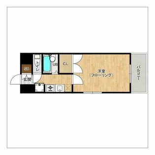 グローリアス白金【202号室】の間取り