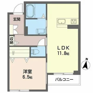シャーメゾン ピュアワン【0202号室】の間取り