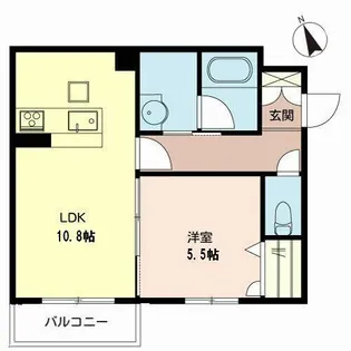 ウィンロードMOMO【0101号室】の間取り