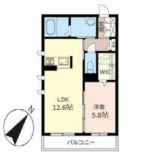 シャーメゾン宇治神明【0301号室】の間取り