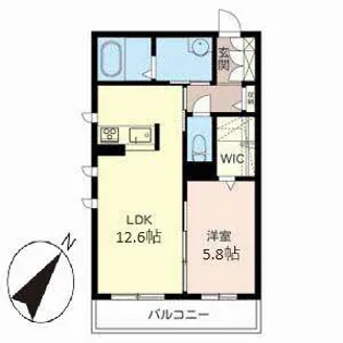 シャーメゾン宇治神明【0301号室】の間取り