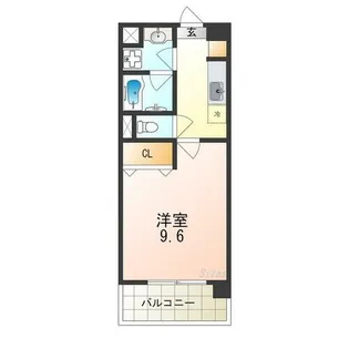 フランディルりんくう【4階】の間取り