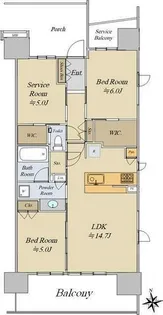シティハウス高岳レジデンス【4階】の間取り