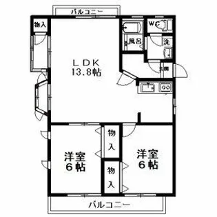 RAPUTA【203号室】の間取り