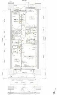 プラウドタワー豊橋 1107号室【11階】の間取り