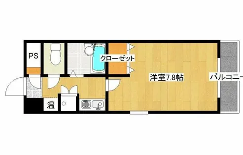 クラッシー室見【3階】の間取り