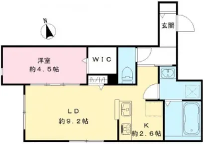 兵庫県西宮市豊楽町【アパート】の間取り