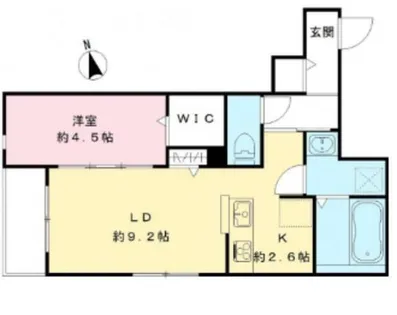 兵庫県西宮市豊楽町【アパート】の間取り