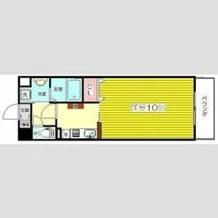カーサスペリオーレⅡ【4階】の間取り