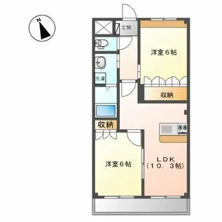 ハーモニーランド【2階】の間取り