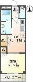 ローズガーデン青山【1階】の間取り