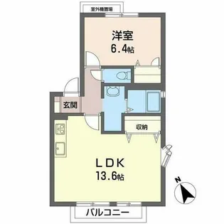 ユーエムアイリスコート【2階】の間取り