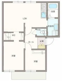 ハーモニーハイツ萩の台【0103号室】の間取り