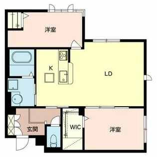 ガーデン ヴィラ スイート【0101号室】の間取り