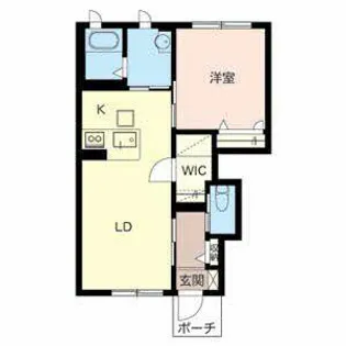 シャーメゾン フルール【0102号室】の間取り