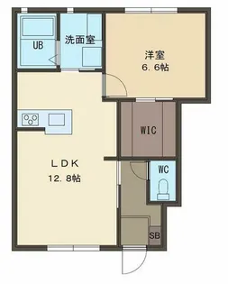 シャーメゾン プランドール【0103号室】の間取り