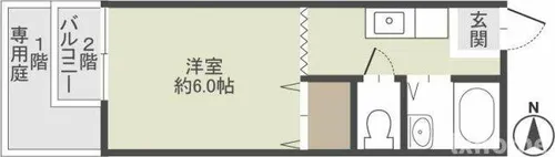 シャロームB【1階】の間取り